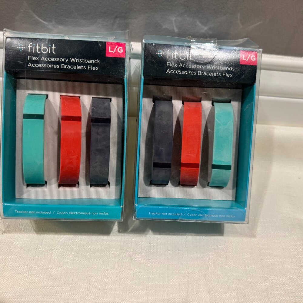Fitbit flex accessory wristbands L/G Size new with tags